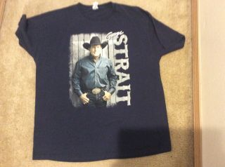 George Strait The Cowboy Rides Away 2014 Tour T - Shirt Size Xl