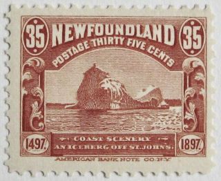 Newfoundland 73: Fine Mh 35 - Cents Scene From Discovery Of Newfoundland Issue