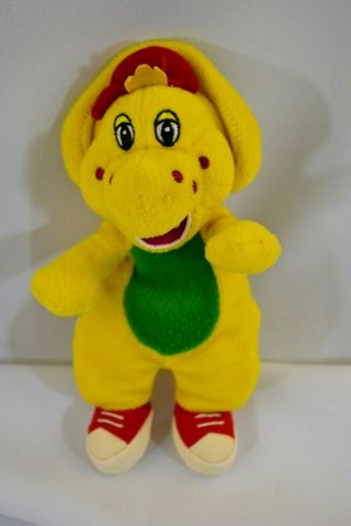 Barney & Friends Bj Yellow Dinosaur Bean Bag Plush Stuffed Animal Toy Doll