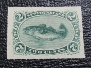 Nystamps Canada Newfoundland Stamp 38 Og H Un$300 Vf