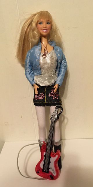 Hannah Montana Singing Doll “nobody’s Perfect” Live In Concert W/ Guitar Disney