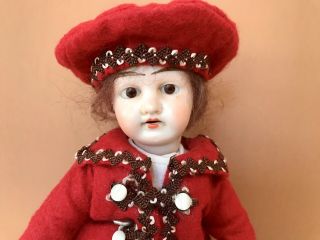 Rare Antique German Doll By Heubach Koppelsdorf (ca 1900; 9 Inches Tall)