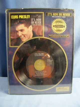 Platinum Plaques Elvis Presley It 