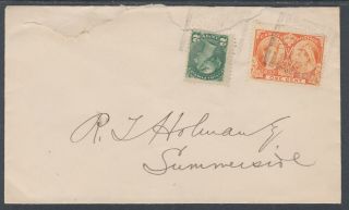 Canada Sc 35,  51 On 1897 Commercial Cover,  Charlottetown To Summerside