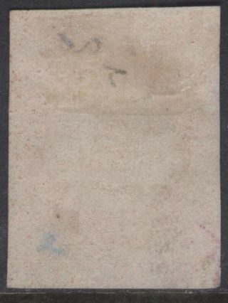 NEWFOUNDLAND 8 1857 8d SCARLET VERMILION IMPERFORATE CV$250 2