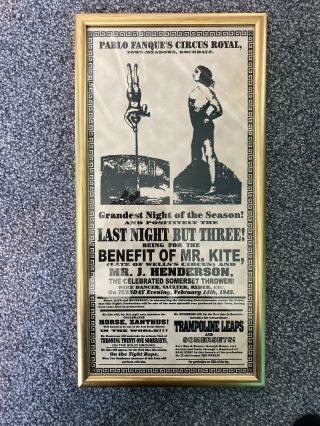 Being For The Benefit Of Mr Kite Framed Poster - John Lennon - Beatles