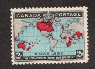 86b Canada Victoria - 1898 2 Cent Stamp Mnh - F/vf - Superfleas