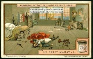 Little Marat Opera By Pietro Mascagni Set Of 6 1920s Trade Ad Cards