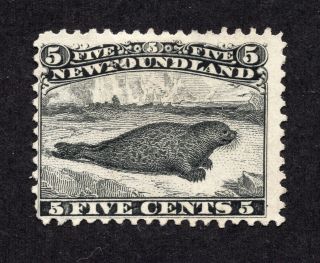 Newfoundland 26 5 Cent Black Harp Seal Issue No Gum
