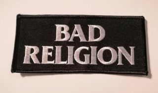 Bad Religion Rock Band Embroidered Sew On Patch