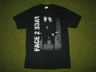 Vintage (m) Elton John & Billy Joel (face 2 Face Tour 2002) T - Shirt
