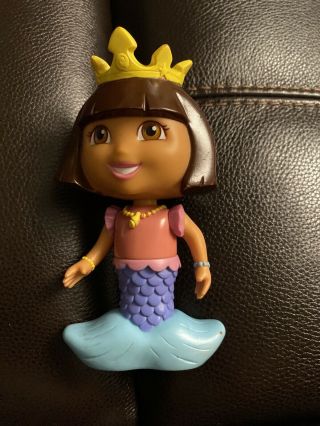 Dora The Explorer Mermaid Doll Figure - Measures 5 Inches Tall By Mattel Viacom