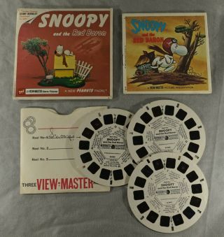 1969 Snoopy And The Red Baron View - Master Reels In Pack