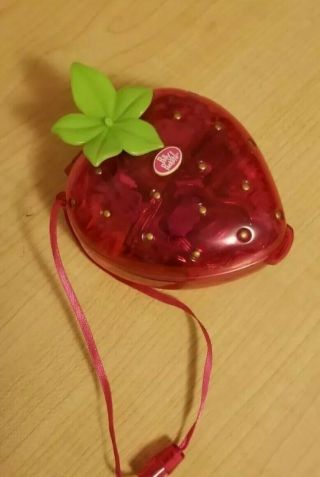 Polly Pocket Compact Vtg Fruit Surprise 4 apple cherry lemon strawberry bundle 3