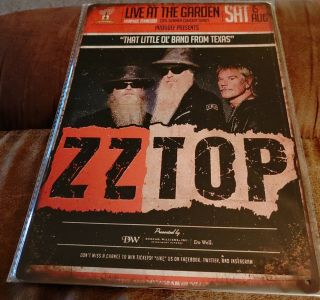 Jerry Rhino Reick Zz Top Rock Band Poster Style Wall Sign Metal