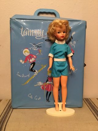 Vintage Tammy Doll With Case Ideal Toy Bs - 12