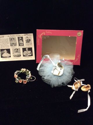 Vintage Vogue Ginny Doll Outfit Box Complete Blue Ballerina Dress
