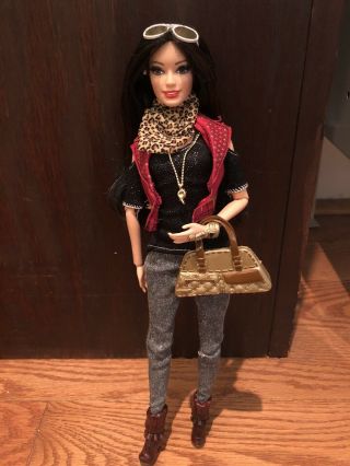 Barbie Fashionista Style Glam Luxe Raquelle Doll Rare