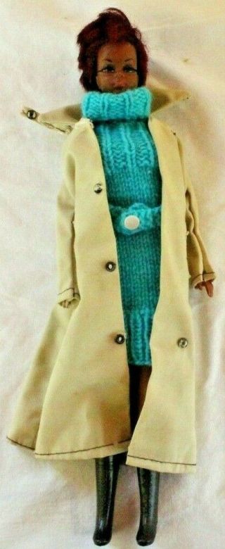 Vintage 1966 Mattel Barbie Doll African American Twist/turn Black Eyelashes,  Htf