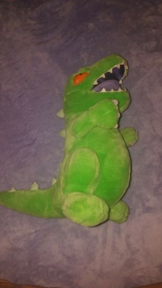 Nickelodeon Rugrats Reptar Green Dinosaur Plush 2003 Viacom 12 " Plush