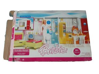 Barbie 2005 Totally Real Playset Doll House Mattel Folding W/ Sound Play House