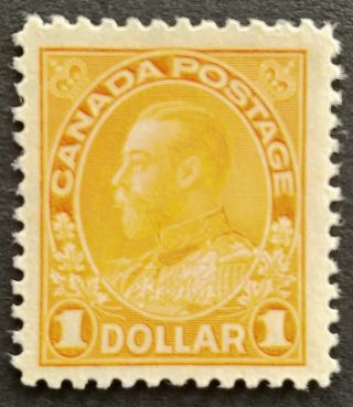Canada Stamps,  Scott 122,  $1 Kgv Admiral Issue,  Nh Og,  Unitrade Cv $390 Cd