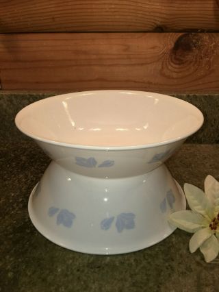 2 Corning Corelle Friendship Pattern Serving Bowls Light Blue Flower 8 1/2 "