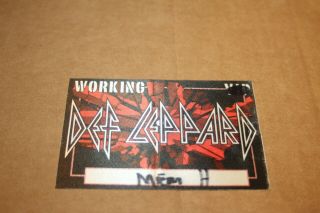 Def Leppard - Backstage Pass - Postage -