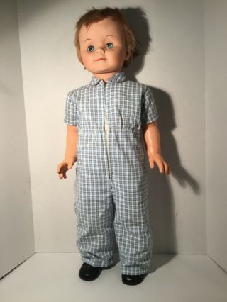 Vintage Patti Playpal Doll,  32”,  Stands Alone,  Sleep Eyes