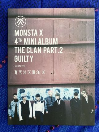 Monsta X The Clan Part.  2 Guilty (guilty Version) (no Photocard)