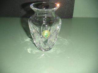 Waterford Crystal 4 1/2 Inch Vase Made In Ireland Has The Waterford Mark