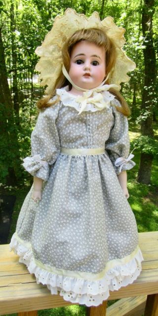 Antique Bisque Doll Germany Armand Marseilles Rare 3200 Am 8 Dep Wig Sleep Eyes