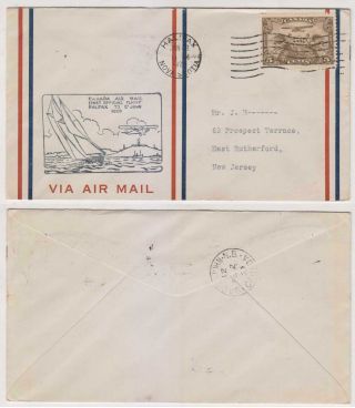 Canada 1929 Ff Cover Halifax To St.  John By Lawrence Muller 135a Aamc 226e Vf