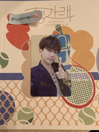 Jeonghan Official Seventeen Heng:garae Photocard Net Version