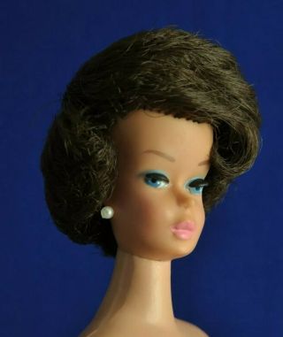 Vintage 1960s Brunette Black Bubble Cut Barbie