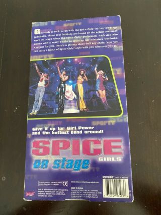Spice Girls On Stage Doll Scary Spice (Mel B. ) Disco Ball Keychain 1998 Galoob 3