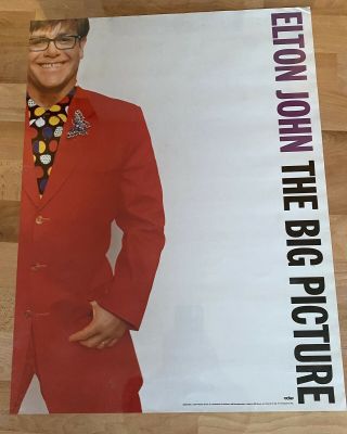 Elton John The Big Picture Promotional Poster (1997) 18 X 24