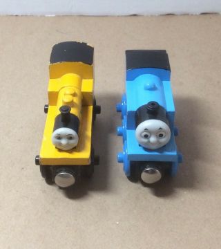 Thomas And Friends Wooden Trains “ 1 Thomas” & “duncan”