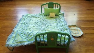 Euc American Girl Doll - Kit - Twin Bed With Trundle - Retired And Complete