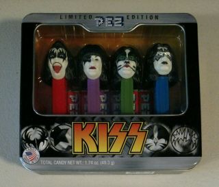 Kiss Pez Dispensers Limited Edition Pez Set - 2012 - & Never Opened