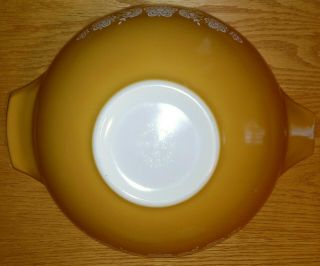 Pyrex Butterfly Gold 4 Qt Large 1972 Cinderella Nesting Bowl 444 13 "