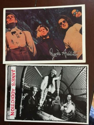 2 Janes Addiction Postcards Vintage 1980 