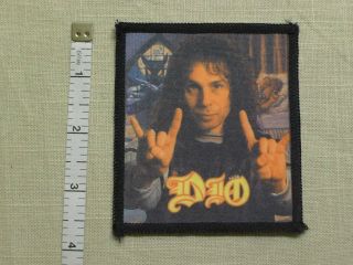 Dio Vintage Patch Heavy Metal Made In England Black Sabbath Ronnie James Ozzy