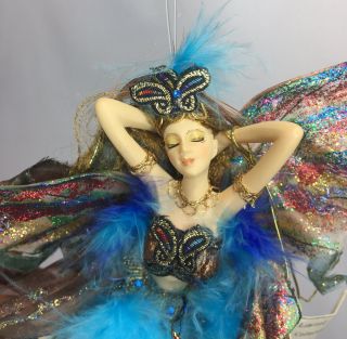Show Stoppers Florence Maranuk Reeva Porcelain 5 " Hanging Fairy Doll