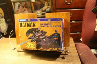 Vintage 1989 Batman Batwing Water Blaster Missing One Stabilizer