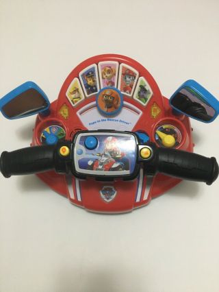 Paw Patrol Vtech Pups To The Rescue Driver Interactive Toy Chase Rubble Game
