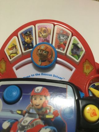PAW PATROL VTech Pups To the Rescue Driver Interactive Toy Chase Rubble Game 2