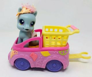 My Little Pony G3 Mlp Newborn Cuties Rainbow Dash W/ Shopping Cart
