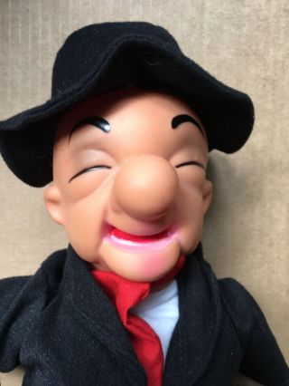 Vintage Mr.  Magoo Doll Cuddle Wit 1989 13 " Toy Character Plush Top Hat & Cane