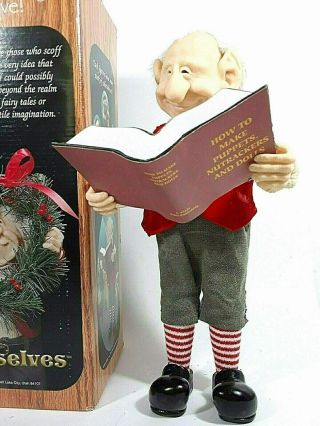 The Elves Themselves Zims Walter Collectible Christmas Elf Figure Vintage 1999
